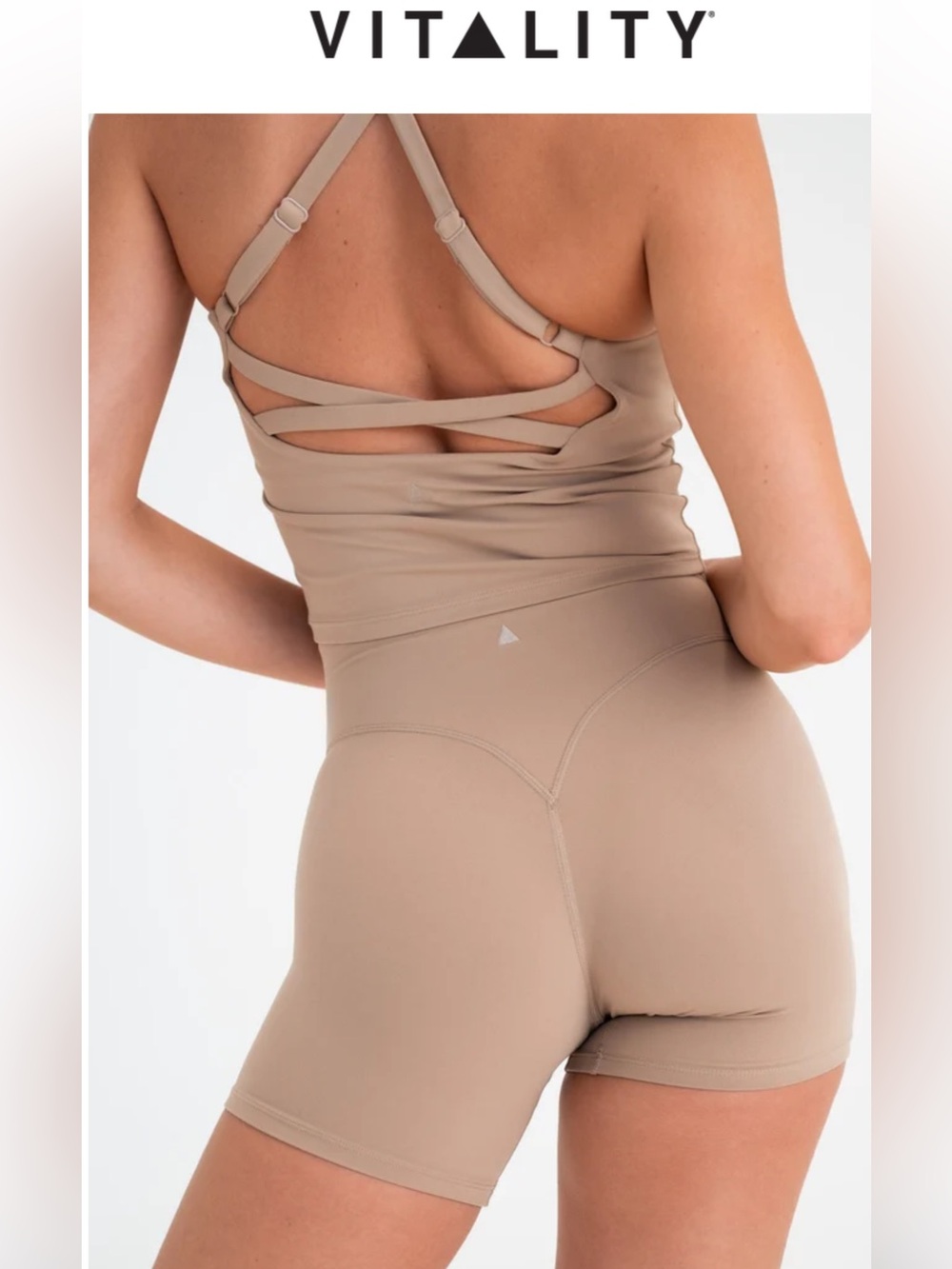 Vitality Cloud II Volley Short Khaki L - Picture 2 of 5